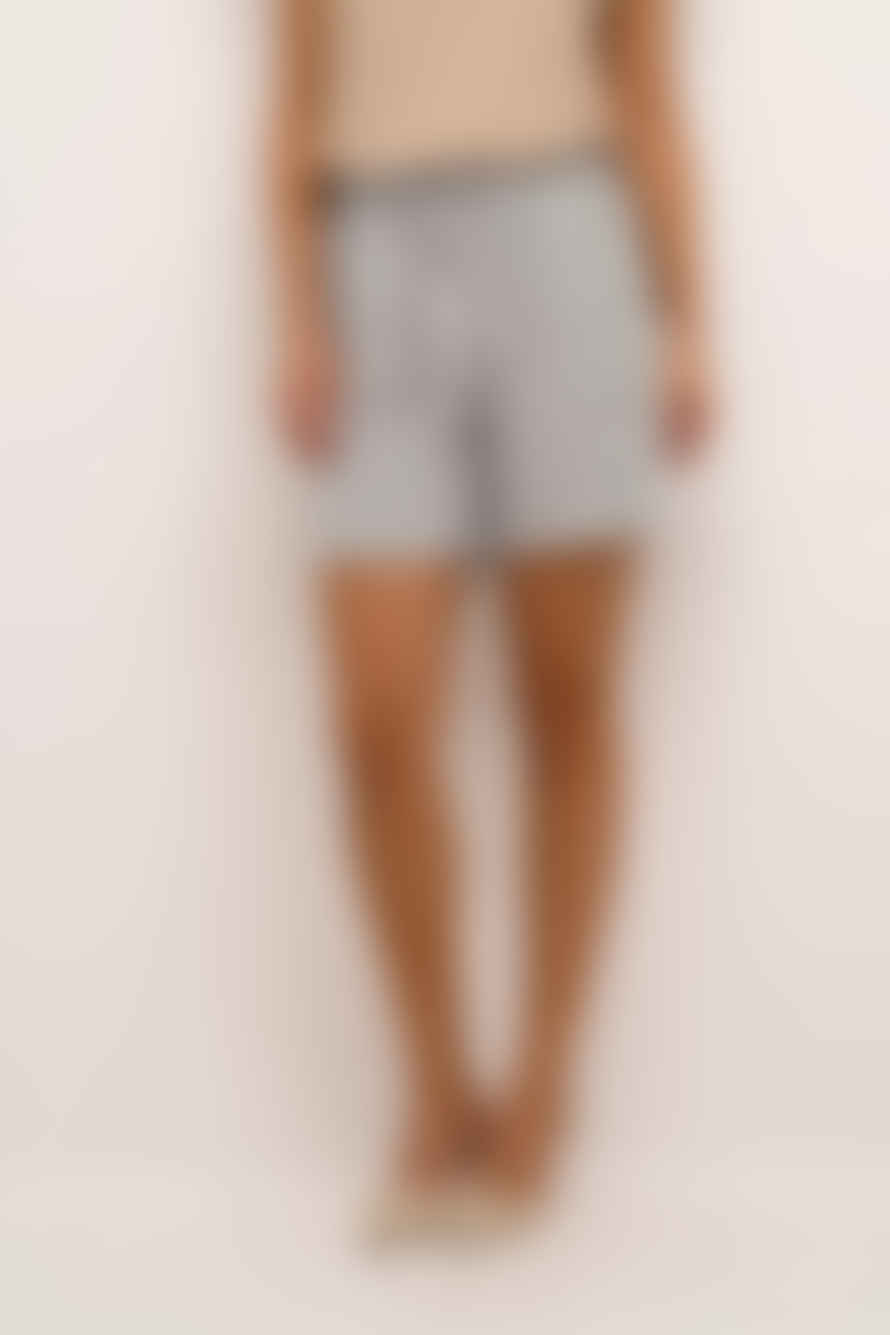KAFFE Summer Shorts In Feather Gray/dark Grey