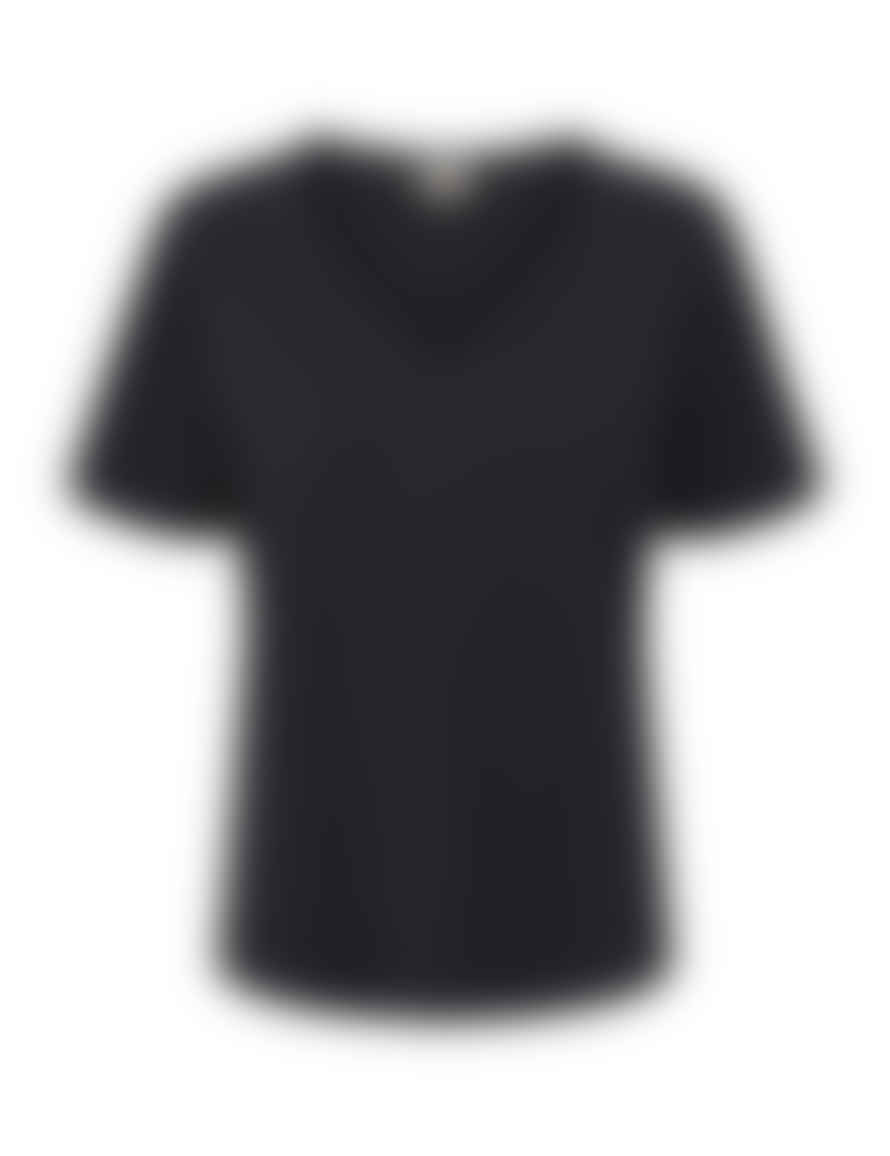esmé studios Essigne V-neck T-shirt - Black