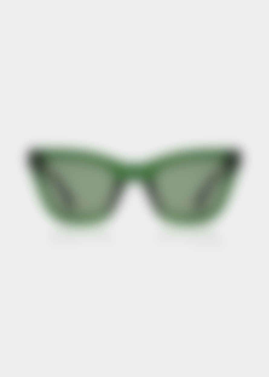 A Kjærbede Big Kanye Sunglasses - Dark Green