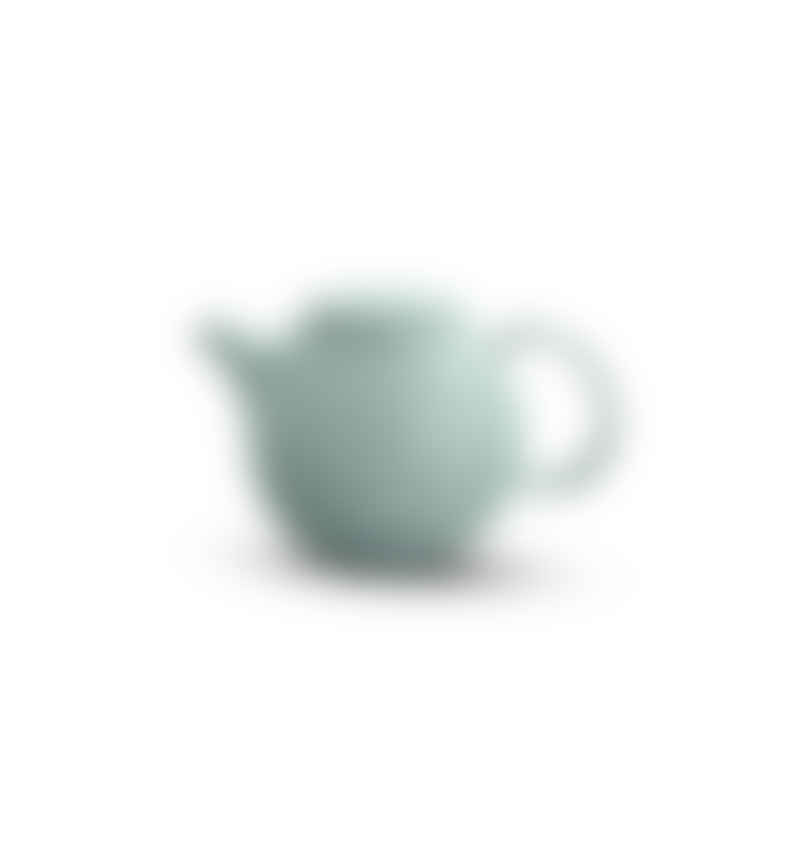 Kinto Pebble Porcelain Teapot, Moss Green