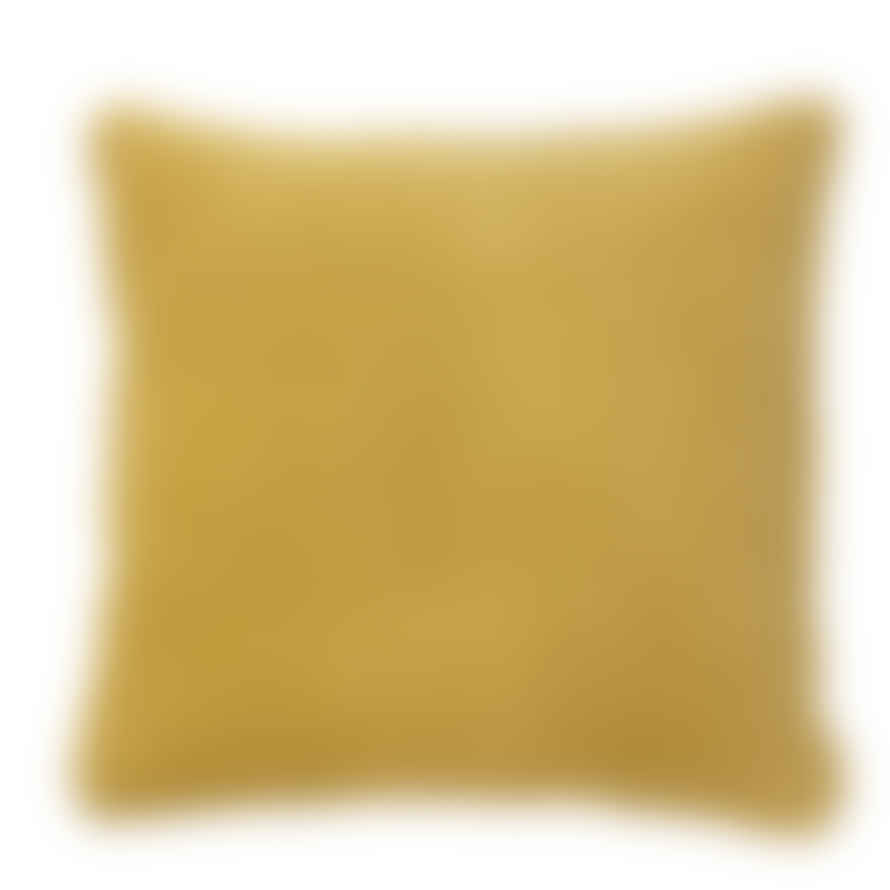 Bungalow DK Velvet Cushion Cover 50 X 50 Cm - Dijon, With Feather Mix Cushion Pad