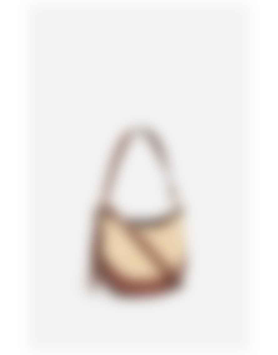 Vanessa Bruno Vanessa Bruno Mini Daily Raffia Shoulder Bag Col: Natural/brown, Size: