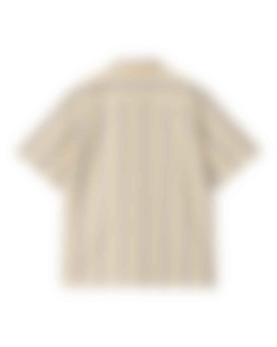 Carhartt Camisa Ss Dodson - Dodson Stripe/natural