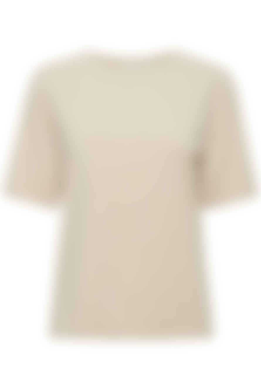 b.young 20813611 Pamila Half Sl T-shirt 2 In Cement Melange