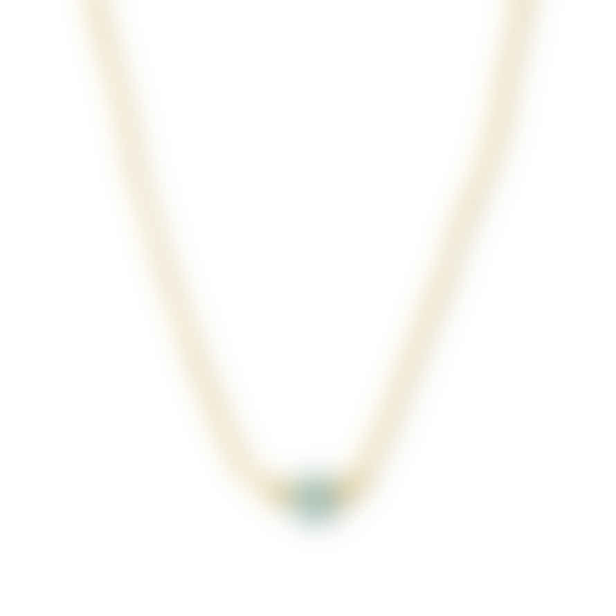 Ashiana Bluebell Choker Gold Necklace - Amazonite