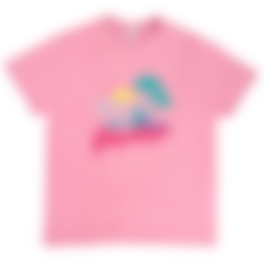 Rainbow Colours London Paradise T-shirt Pink