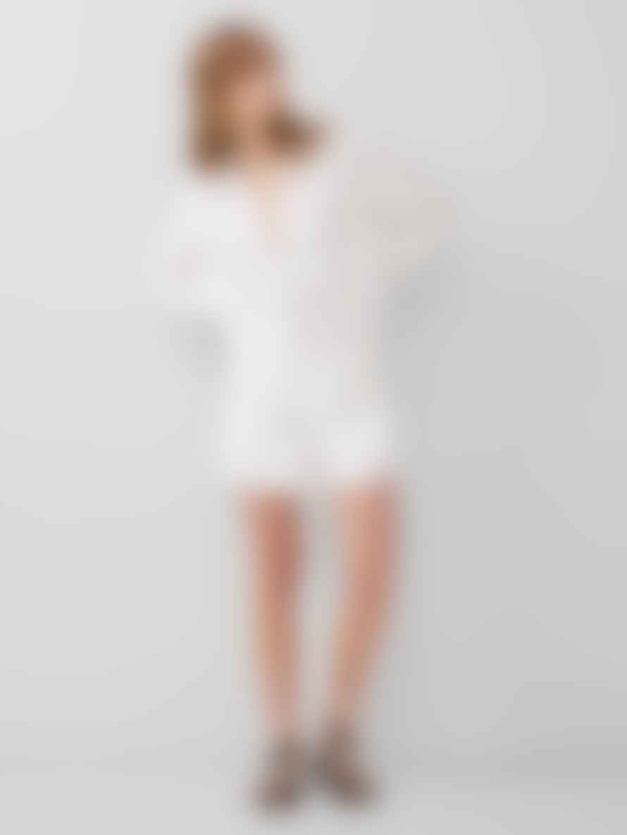 French Connection Birdie Linen Boyfriend Shirt | Linen White