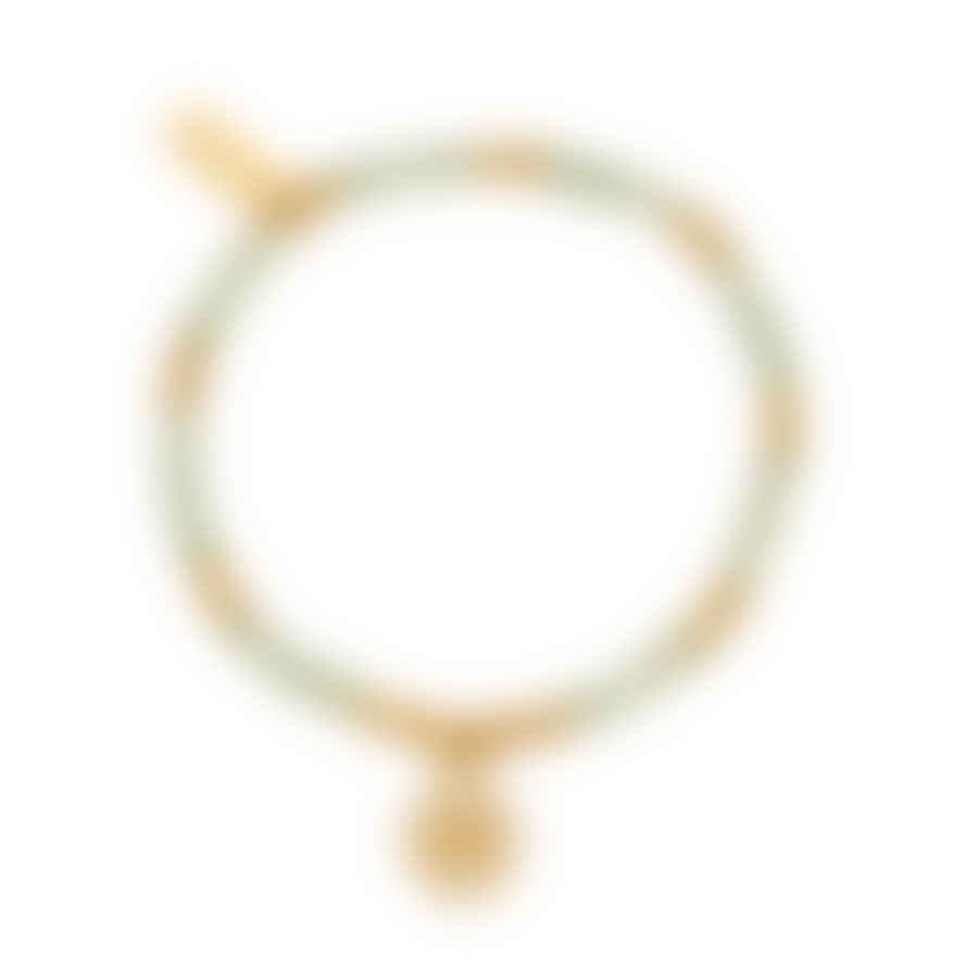 ChloBo Flower Mandala Aventurine Bracelet - Gold