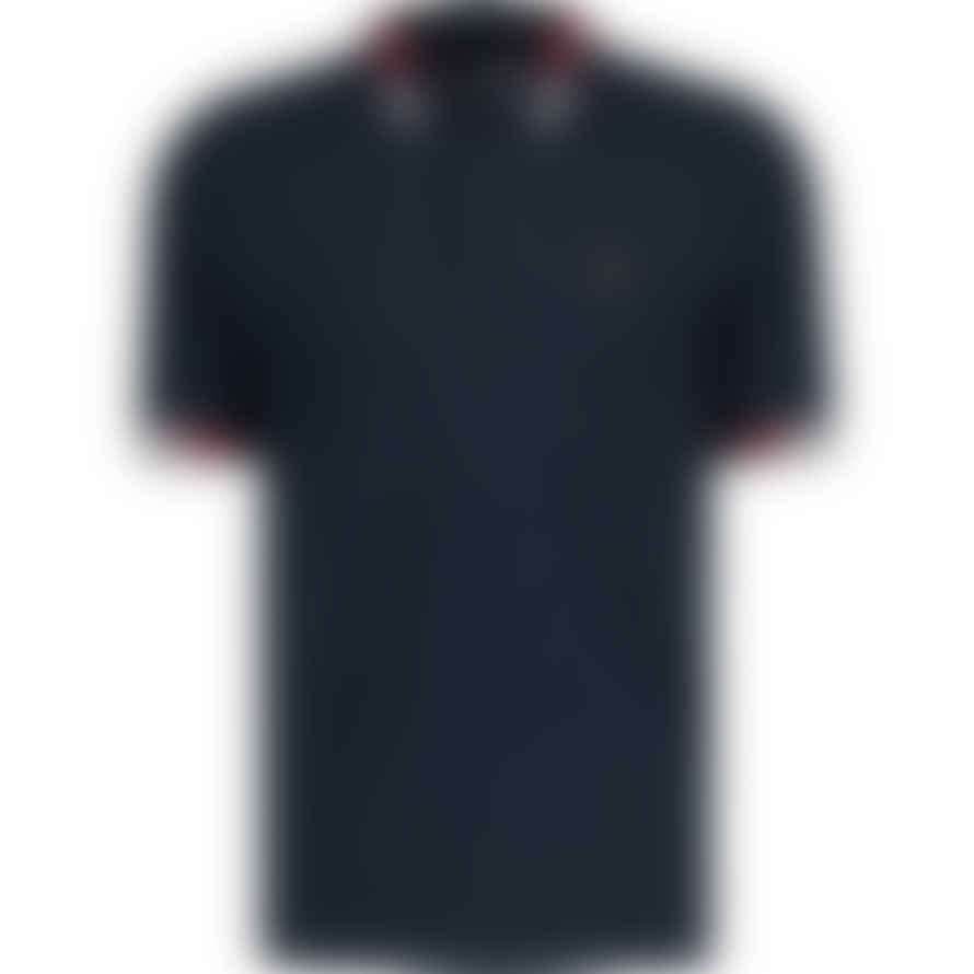 Farah Maxwell Tipping Ss Polo In True Navy