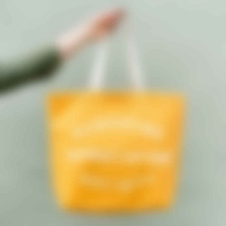 Alphabet Bags Sunshine Appreciation Society - Yellow Canvas Tote Bag