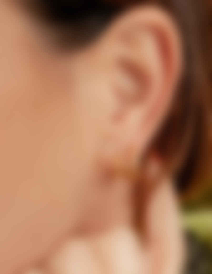 Nordic Muse Gold Mini Twist Leverback Huggie Hoop Earrings