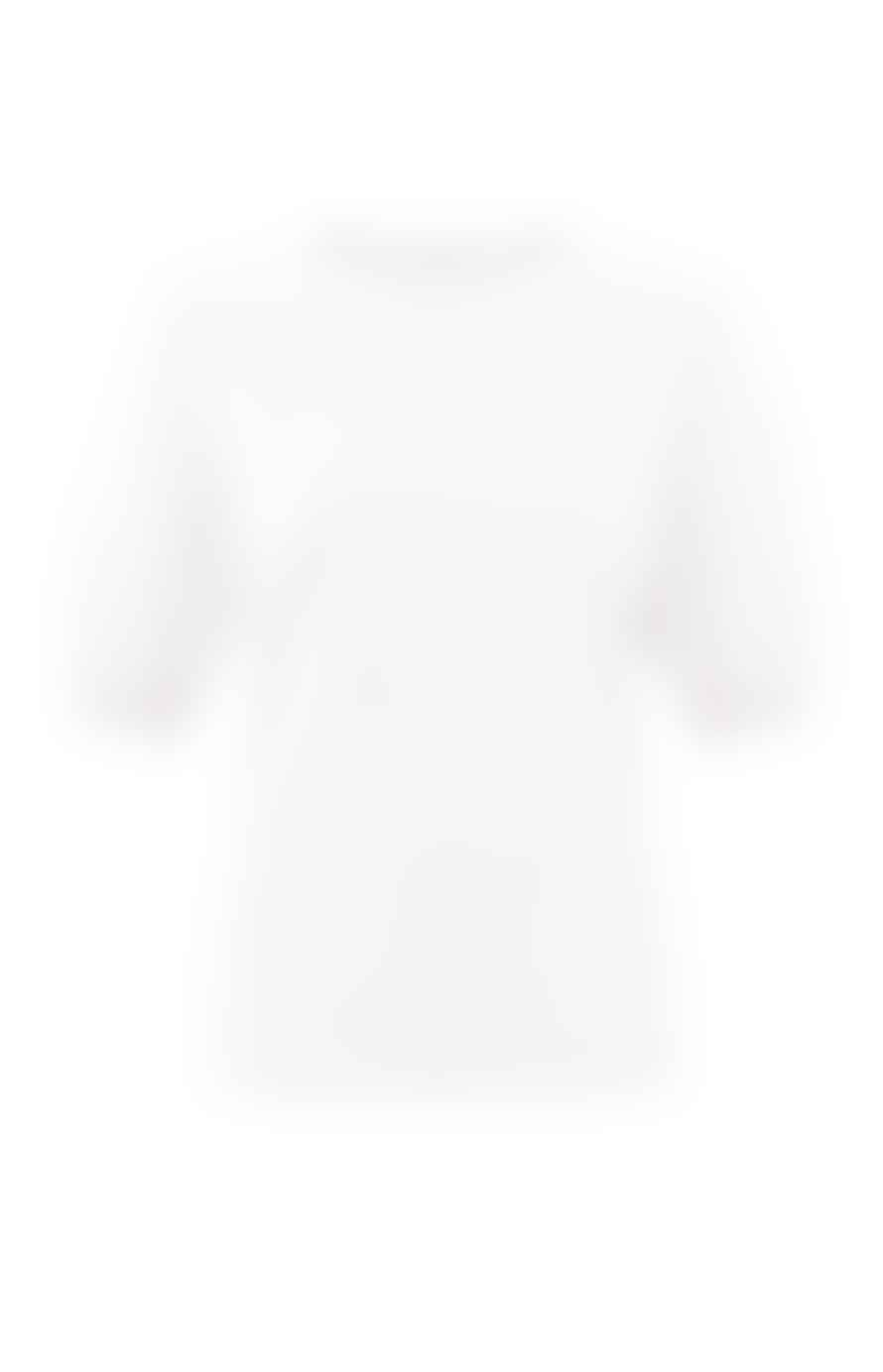 Yaya Fine Yarn Puff Sleeve Sweater | Off White