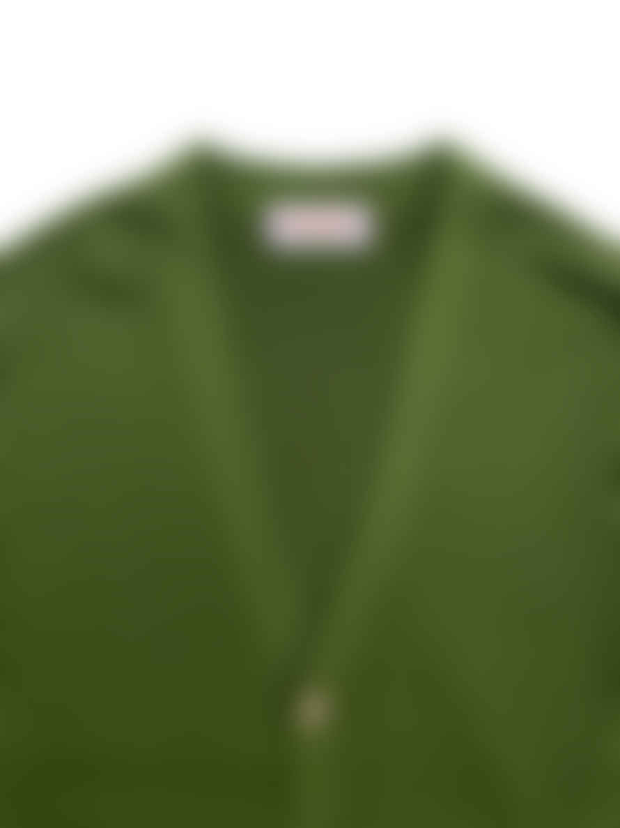 Fresh Scott Luxury Cotton Cardigan In Green