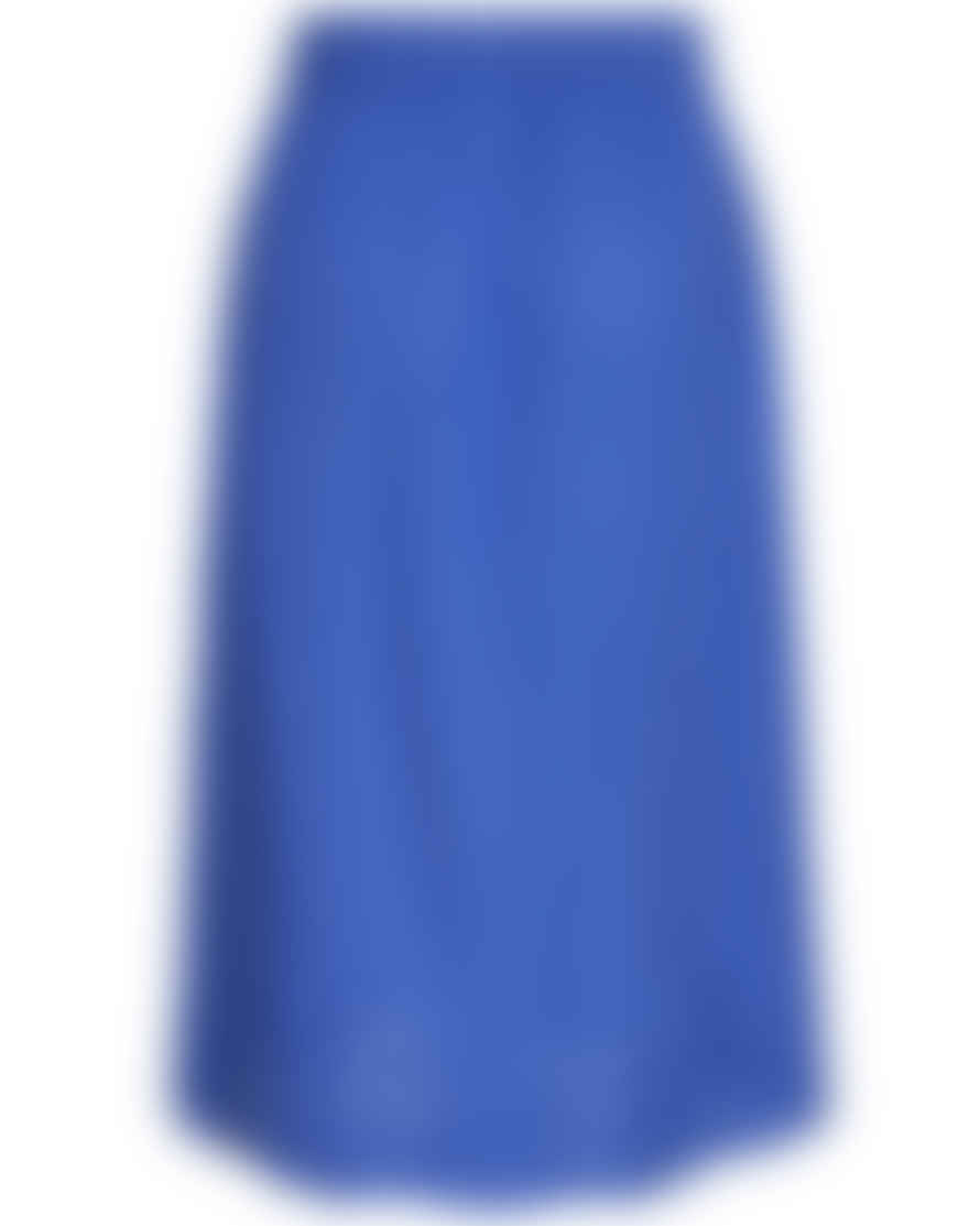 Y.A.S Bira Midi Skirt Dazzling Blue