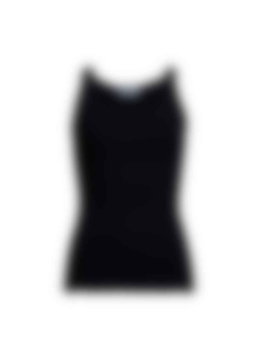 Coster Copenhagen Heart Poppy Silk Lace Camisole In Black