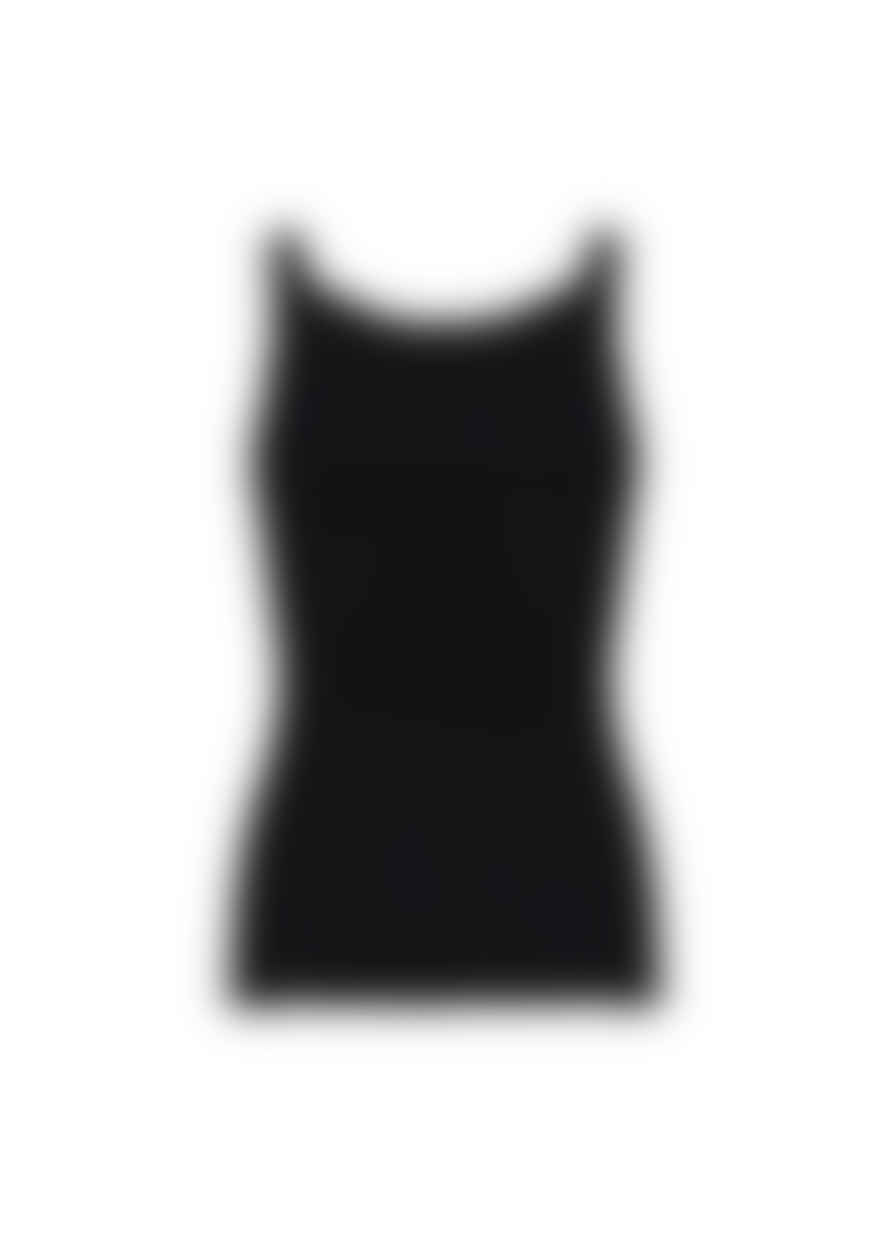 Coster Copenhagen Heart Poppy Silk Lace Camisole In Black