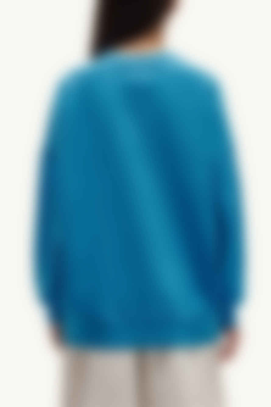 Autry Cobalt Bicolor Sweatshirt Womens