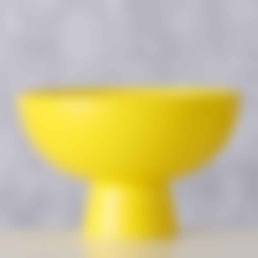 &Quirky Colour Pop Yellow Ceramic Bowl