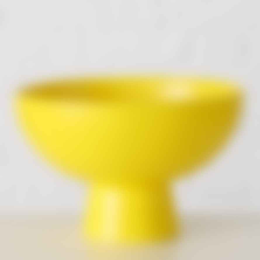 &Quirky Colour Pop Yellow Ceramic Bowl