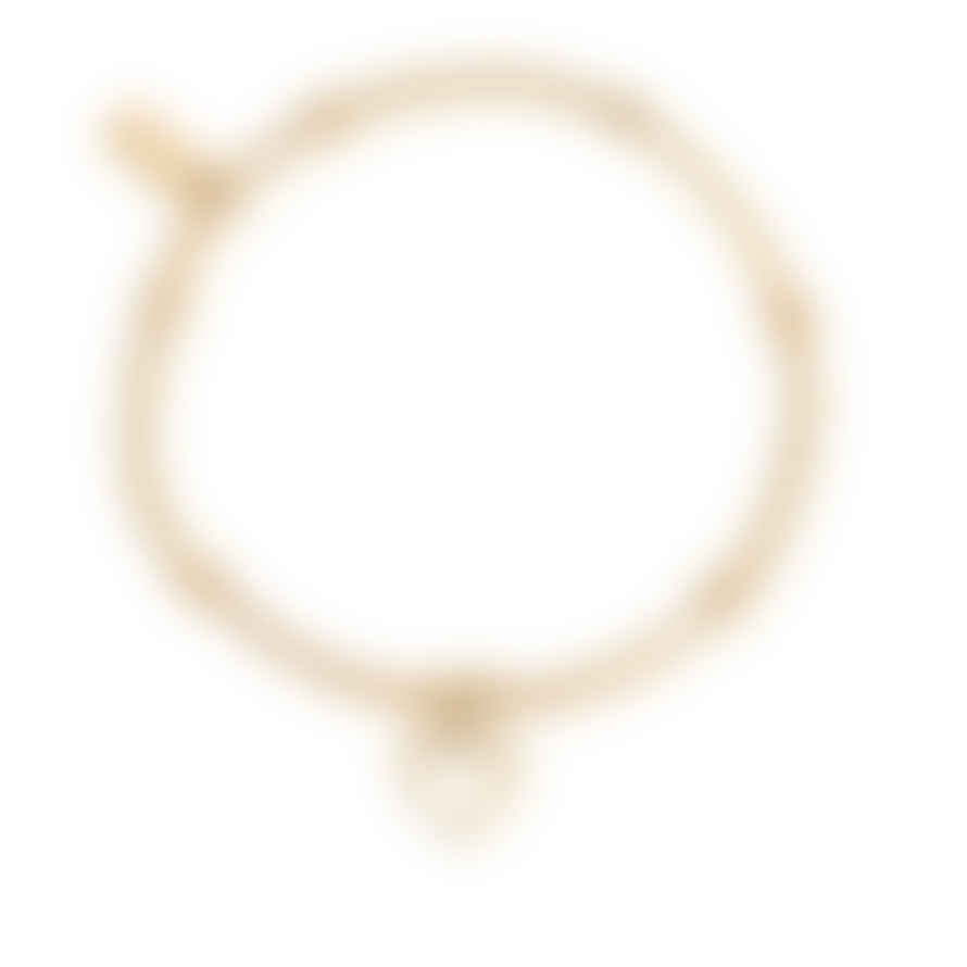 ChloBo Cute Mini Open Heart Bracelet - Gold