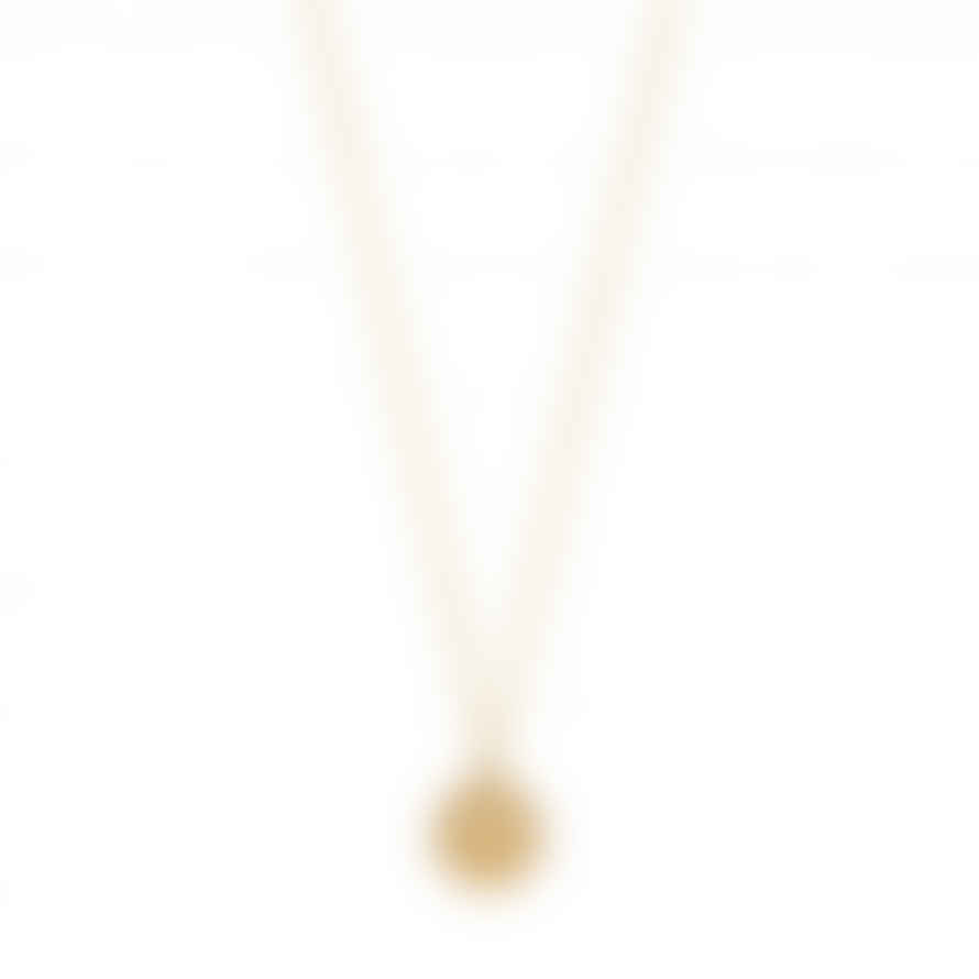 ChloBo Delicate Cube Chain Sun Catcher Necklace - Gold