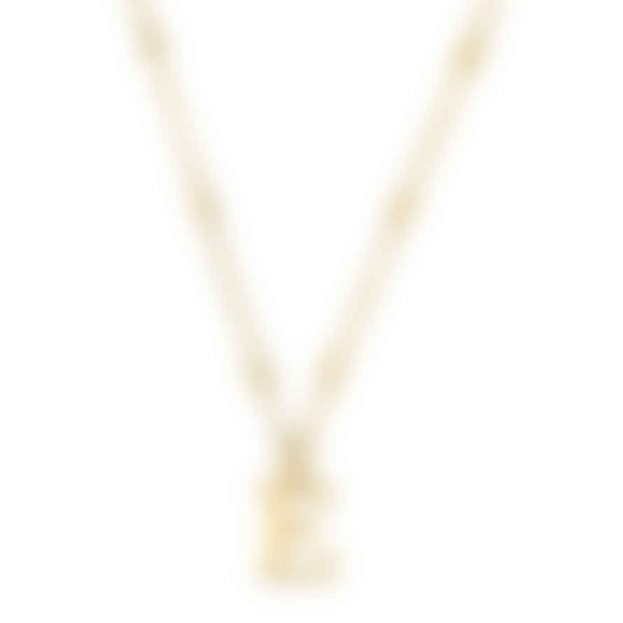 ChloBo Iconic Initial Necklace 'e' - Gold