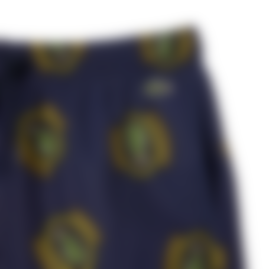 Lacoste Lacoste Cocodrile Print Short Swimming Navy Blue & Yellow