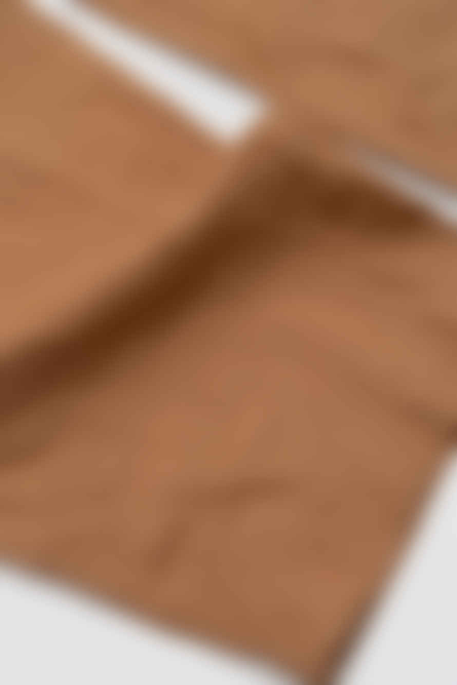 Auralee Wrinkled Washed Finx Twill Pants Brown