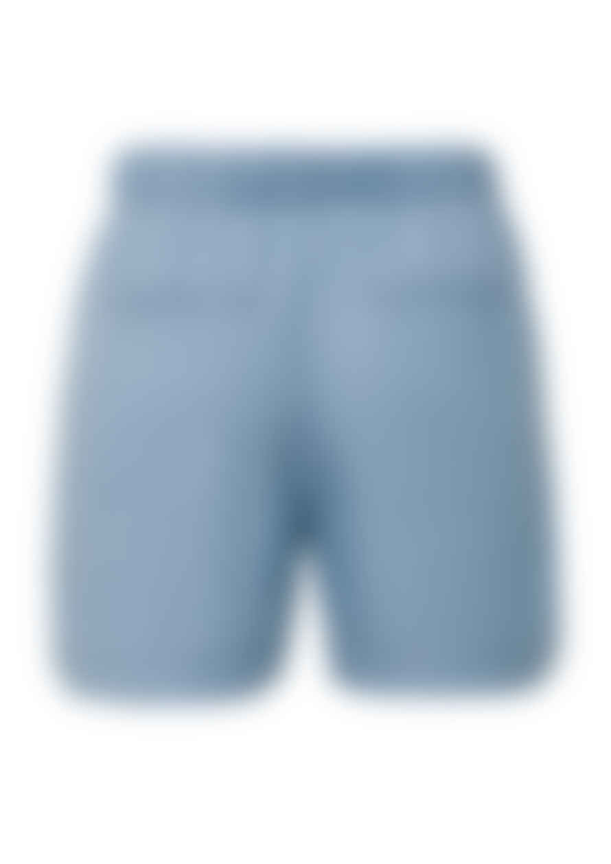 Yaya Blue Chambray Shorts