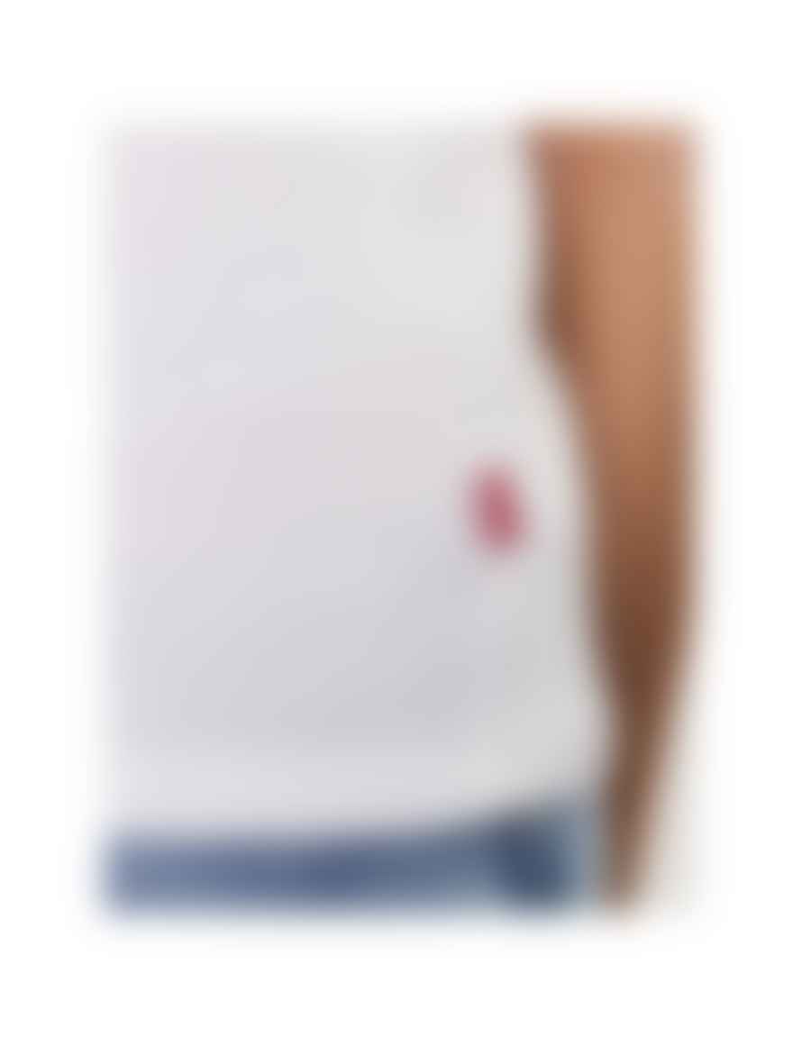 Levi's Camiseta Blanca Tirantes Logo Lateral Mujer