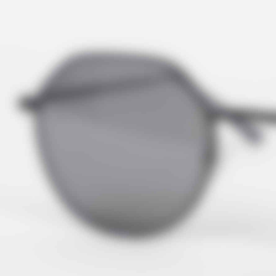 MELLER Aldabra Geometric Style Sunglasses In All Black