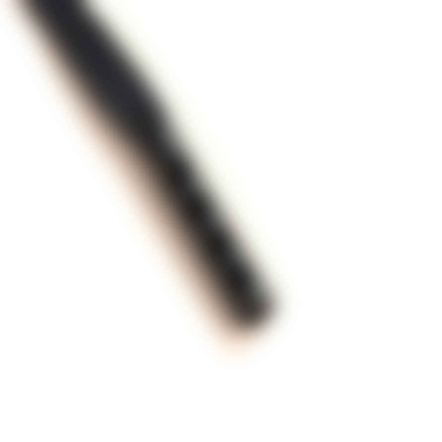 Senkels Round Waxed Laces 3-4 Eyelets (60cm) - Black / Black Matt