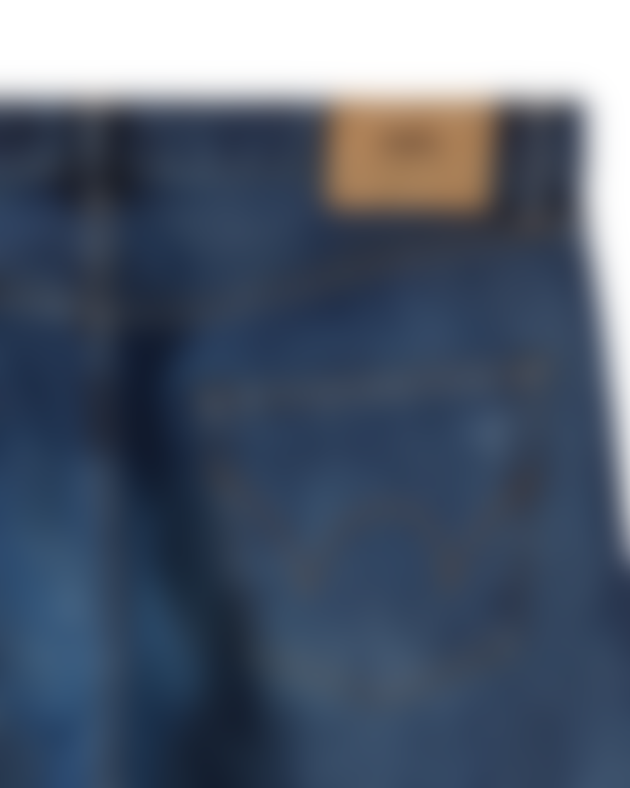 Edwin Regular Tapered Jeans Blue Mid Dark Used
