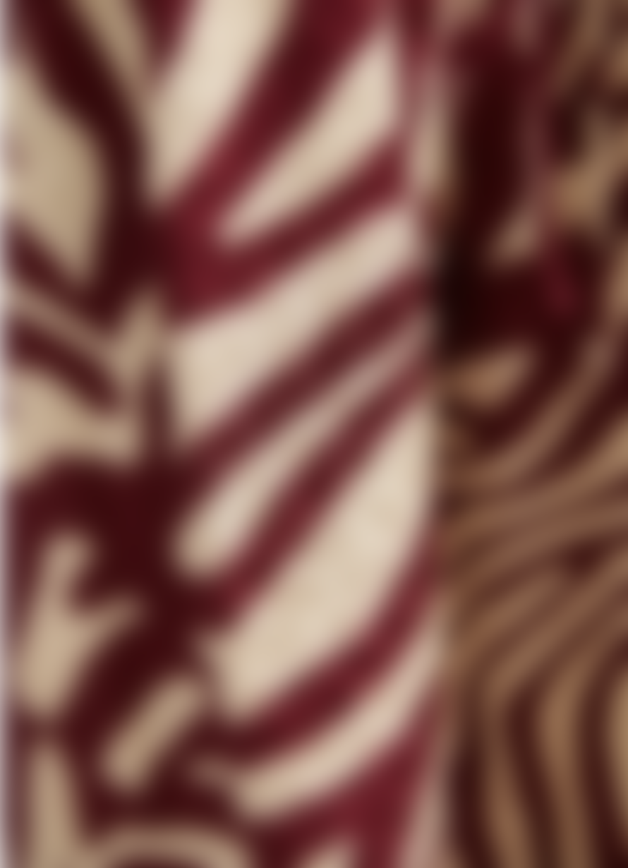 Essentiel Antwerp Fibonacci Wide Leg Pants - Burgundy Zebra