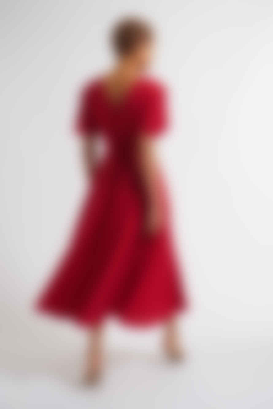 Louche Katleen Dress- Red