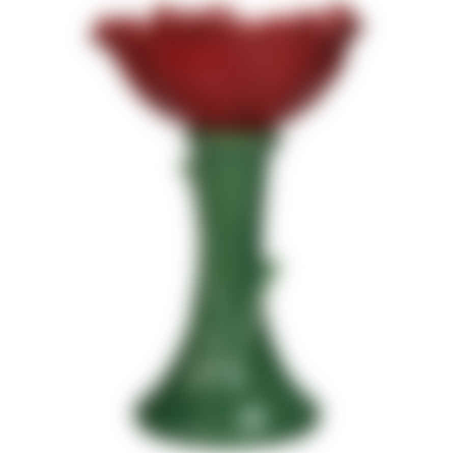 Kersten Red Poppy Ceramic Vase