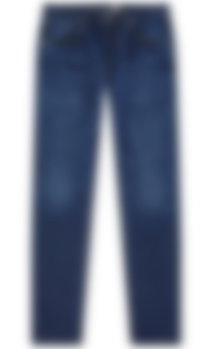 Edwin Slim Tapered Jeans Blue Mid Dark Used