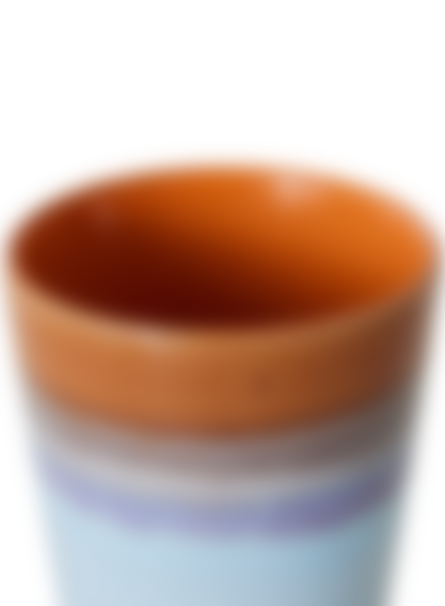 HK Living 70s Ceramics Latte Mug In Ash From