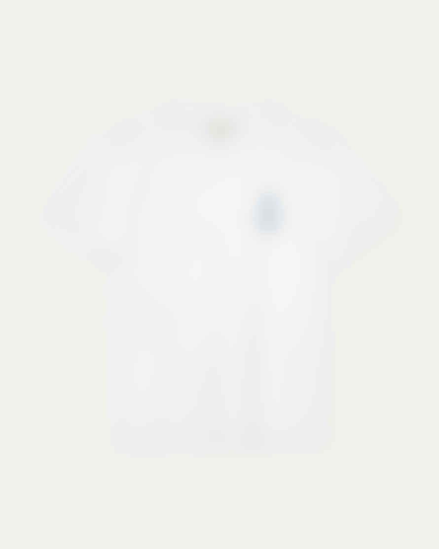 La Paz Dantas T-shirt In Off White Blue Logo