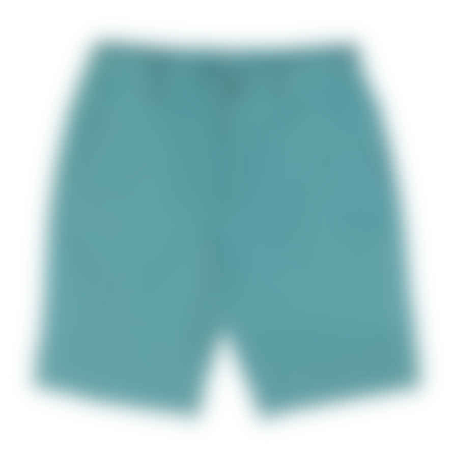 Fresh Ortigia Seersucker Chino Shorts In Water Green
