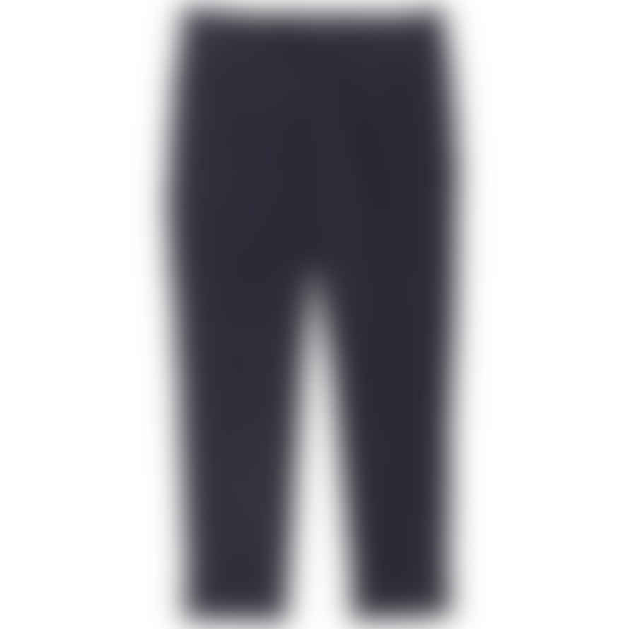 Fresh Nervi Cotton Lyocell Pleated Chino Pants In Navy
