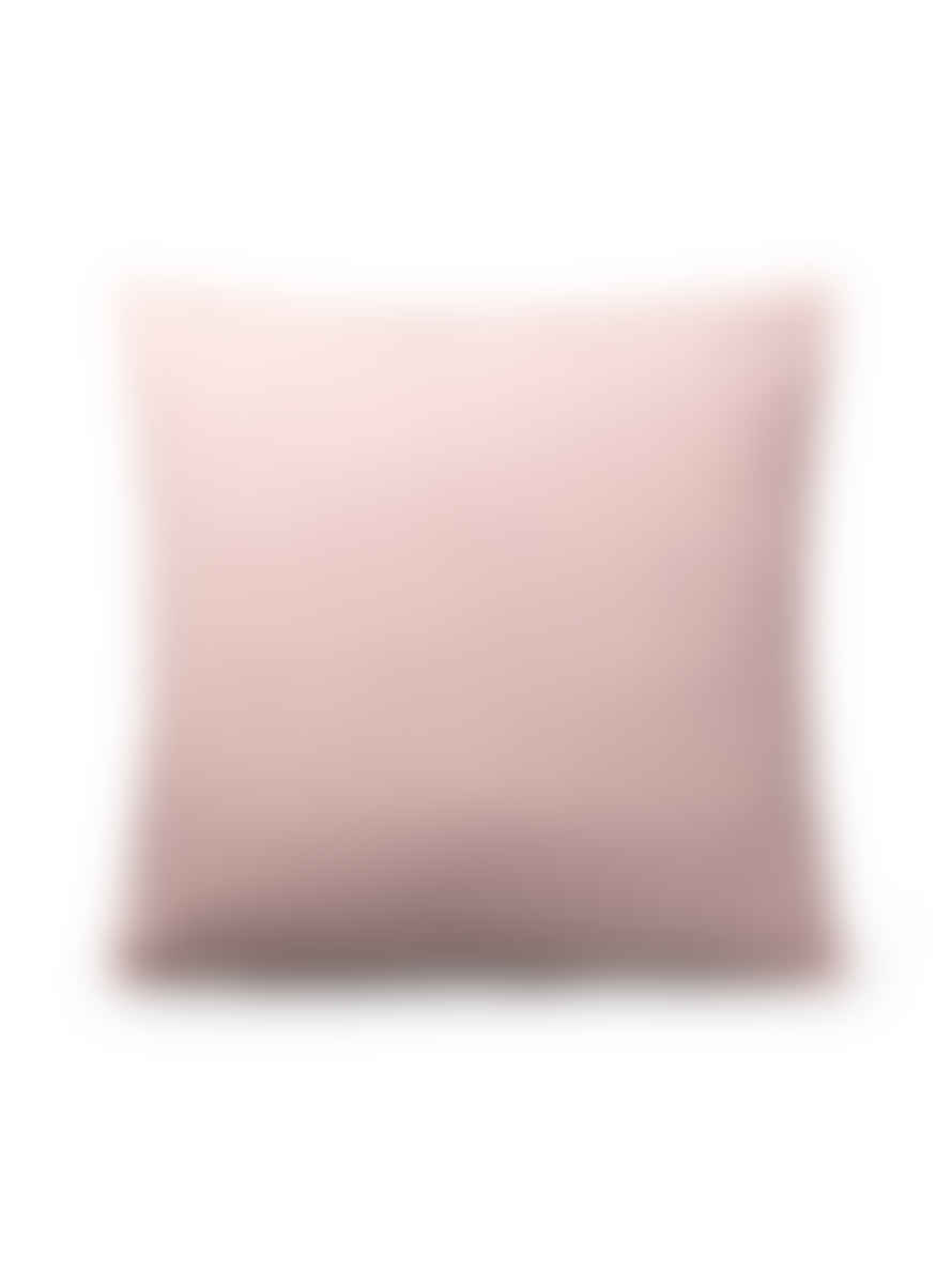 Chalk Ramie Cotton Square Cushion - Pink