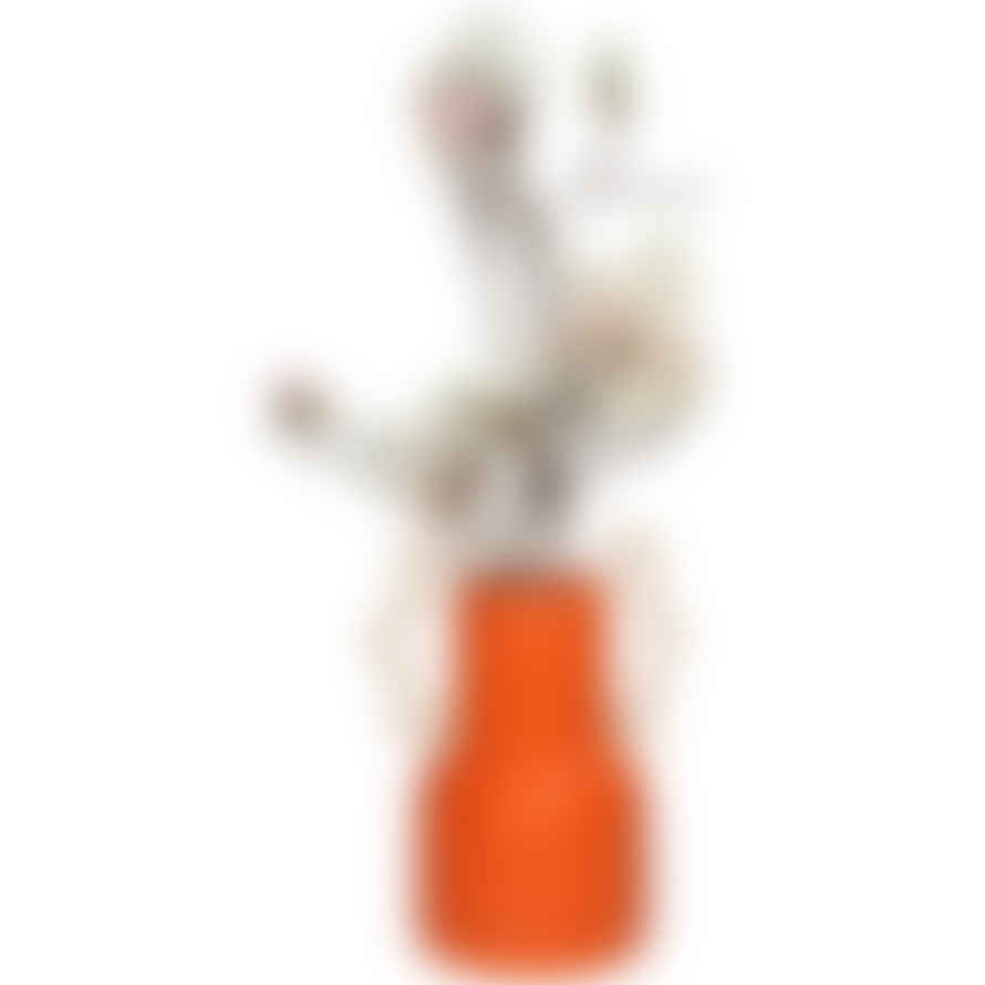 Kersten Colour Pop Orange Vase With Wobble Handles