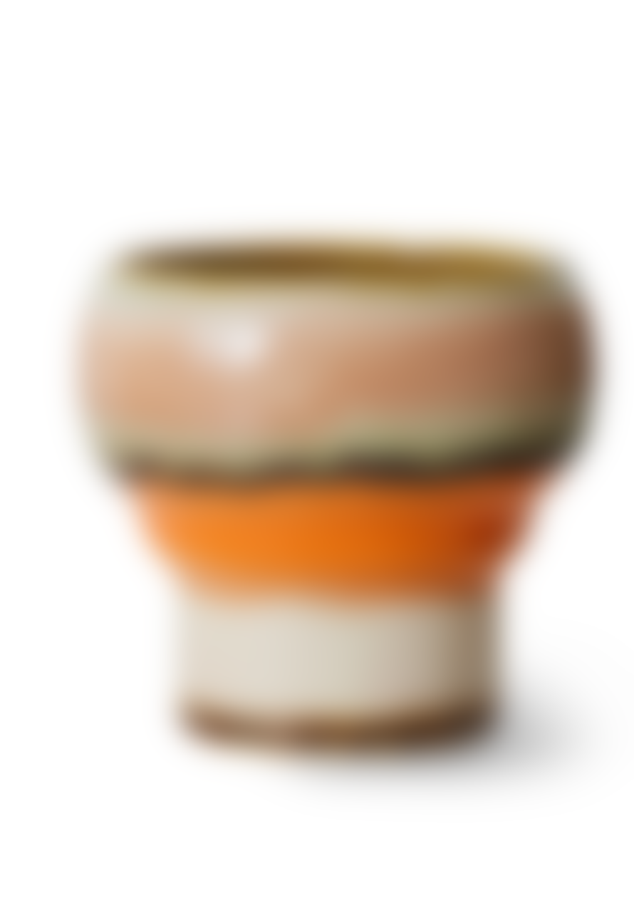 HK Living | 70s Ceramics: Lungo Mugs - Basalt Burst