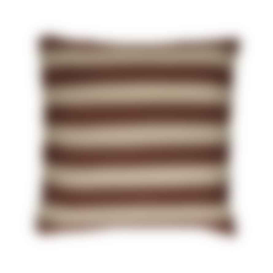 Pomax Wildlife cushion, cotton / linen, L 50 x W 50 cm, dark brown 