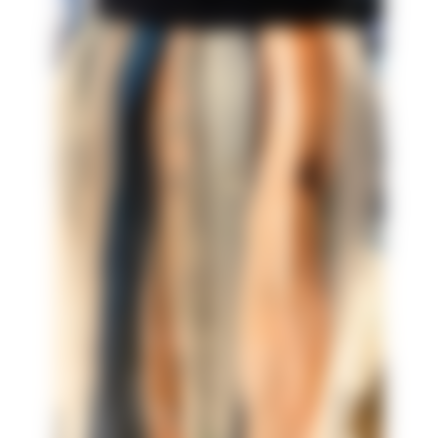 Sara Roka Sara Roka Long Button Through Dress In Multi Stripe