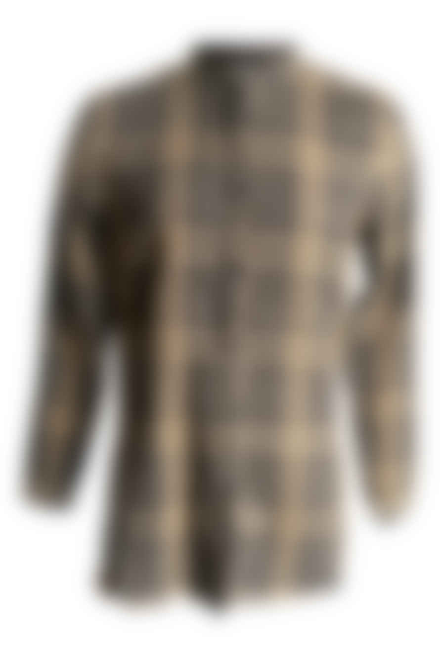 Window Dressing The Soul Wdts Elford Buttoned Flannel Shirt Brown