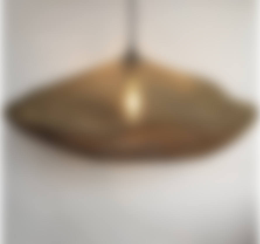 Nomad&Poetic Suspension Wire with 80cm Brass Crocheted Lampshade