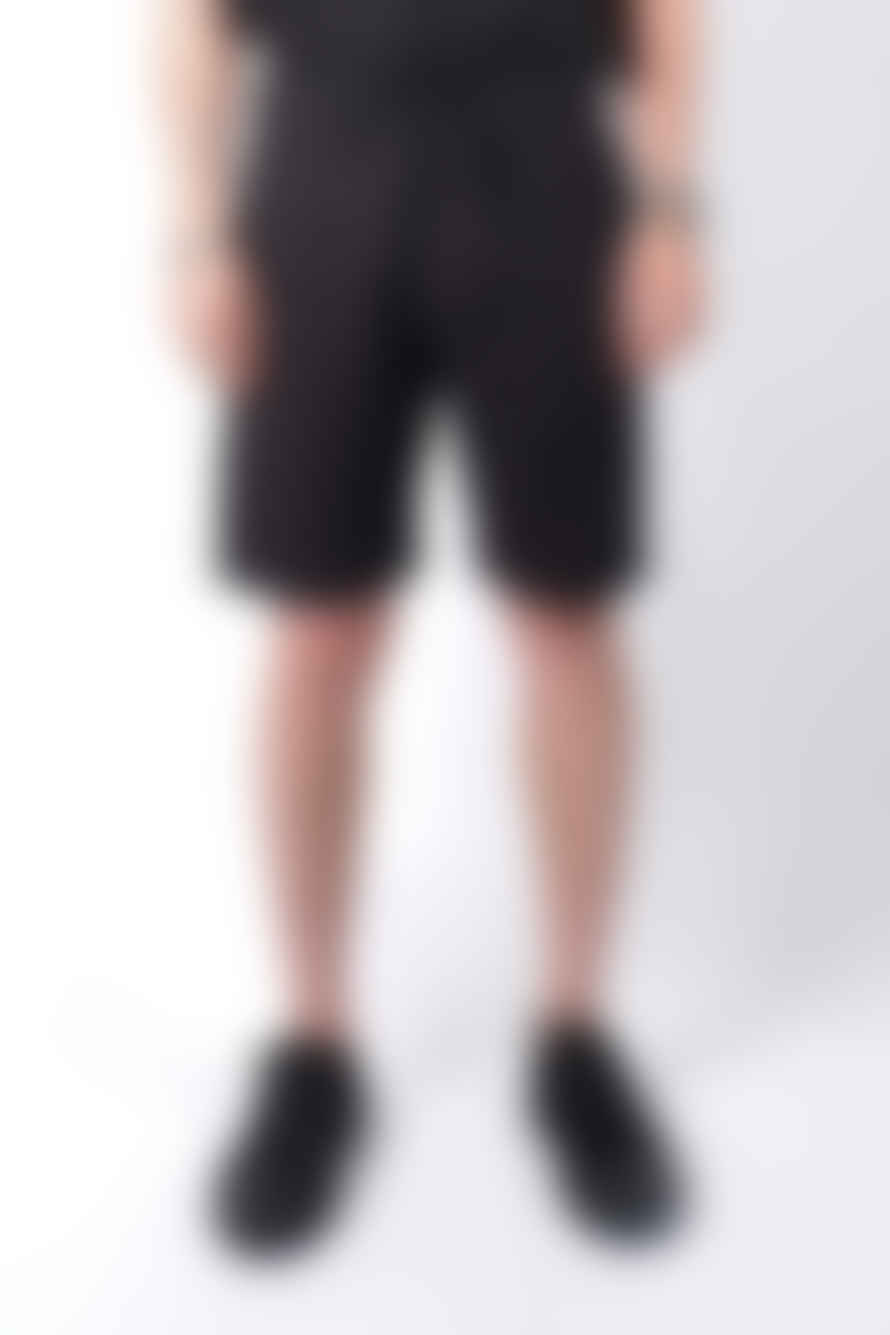 Hannes Roether Drawstring Linen Shorts Black