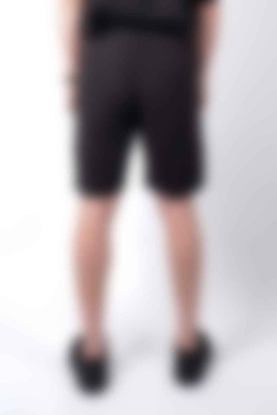 Hannes Roether Drawstring Linen Shorts Black